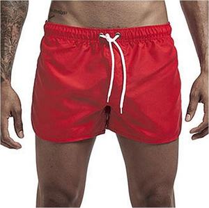 Short de sport pour hommes de haute qualité respirant coton Bermuda Style Simple Design décontracté fermeture à cordon motif solide tricoté - Product Image 4