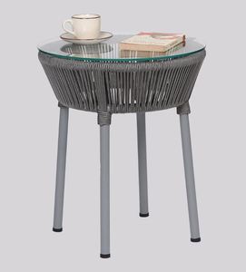 Juego de mesa y silla de metal de forma redonda para el hogar, juego de muebles de jardín para interiores y exteriores, bar y restaurante de Hotel en la azotea abierta 2024 - Product Image 2