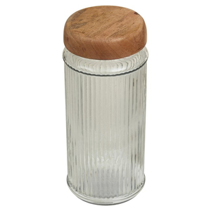 Pot de stockage de sel et de poivre en verre avec couvercle et boîte à poivre avec Offre Spéciale de taille personnalisée - Product Image 1