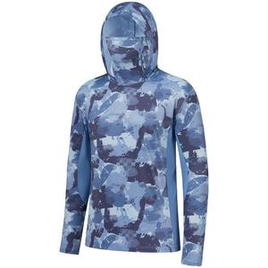 Sublimación personalizada Ropa de pesca para hombres UPF50 + Sudaderas con capucha ligeras transpirables de secado rápido Conjunto de poliéster reciclado Camisa reciclada - Product Image 1