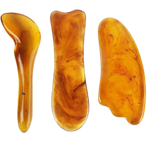 Herramientas de masajeador facial de cuerno de búfalo de calidad Superior 100% Pure Natural Gua Sha Board herramienta de raspado de artículos para eventos - Product Image 6