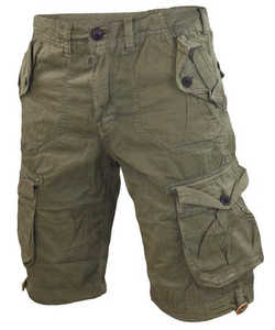 Pantalones cortos cargo para hombre, producción OEM, material de algodón, longitud hasta la rodilla, multibolsillos, pantalones cortos informales, Etiqueta Privada, venta al por mayor rápida - Product Image 5