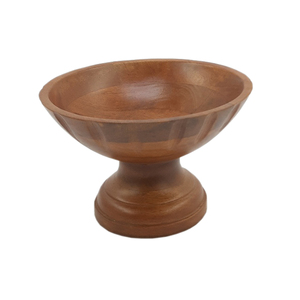 Bol rond en bois pour la maison et le restaurant Vaisselle Ustensiles de cuisine en bois Bol à mélanger fait à la main personnalisé à un prix abordable - Product Image 4