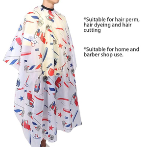 Cape de barbier écologique à motif de dessin animé pour enfants Cape de coiffure antiadhésive imperméable pour salon de coiffure pour enfants - Product Image 4
