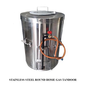Four à tandoor en acier inoxydable de qualité supérieure, rond et carré, à gaz, pour l'extérieur, ustensiles de cuisine, capacité de 4 L, certifié ISO9001, en provenance d'Inde - Product Image 3