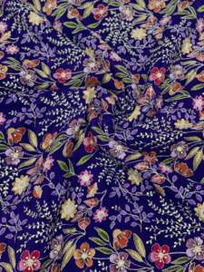 ผ้าเครปบริสุทธิ์พิมพ์ลายแฟนซีธรรมชาติสำหรับฤดูหนาวเสื้อผ้าอินเดียและปากีสถานสำหรับ lahenga kurti - Product Image 5