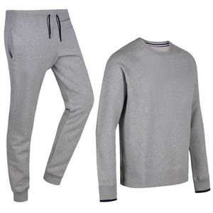Poliéster algodón transpirable Casual ajustado impreso moda Jogging hombres chándales conjunto con cremallera pulóver nuevo estilo de moda - Product Image 5