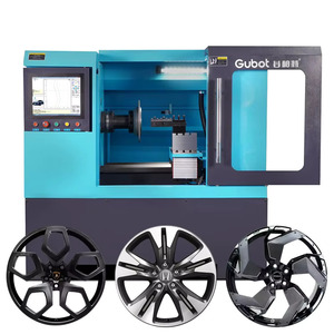 Torno CNC Siemens de 3 Ejes para Trabajo Mediano con Disco de Corte de Diamante para Restauración de Llantas de Aleación de Aluminio y Refinación de Superficies - Product Image 2