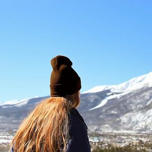 2025 New Design Wool/Cotton Breathable <b>Waterproof</b> Jacquard Unisex Adult <b>Beanie</b> Hats OEM Service Wholesale Custom Made Image Hand - Product Image 2