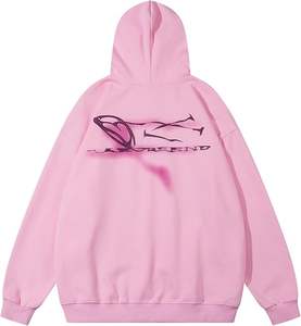 Men's Graphic Oversized Hip Hop Streetwear Casual <b>Hoodie</b> <b>Y2k</b> Gothic Hooded Sweater - Product Image 2