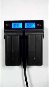 Chargeur de batterie pour appareil photo LCD à double emplacement avec protection OTP et OVP Entrée 100-240V pour <span class=keywords><strong>Canon</strong></span> et pour écran LCD <span class=keywords><strong>D</strong></span>-LI92 Sony 90B - Product Image 5