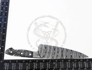 Couteau de cuisine forgé à la main, lame vierge, lame en acier damas vierge, couteau de cuisine vierge à vendre - Product Image 5