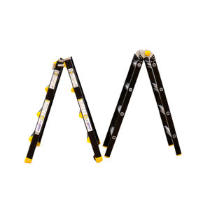 VAL 4*4steps Modern Telescopic Aluminum Ladder 150kg Capacity Adjustable Height Sturdy Hinge Industrial Construction Insulation - Product Image 6