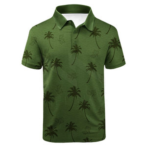 T-shirts polo en coton polyester respirant de haute qualité T-shirts polo uni pour hommes avec logo personnalisé imprimé Polo pour hommes - Product Image 1