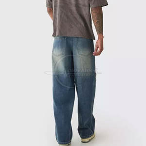 กางเกงยีนส์ทรงแบ็กกี้สไตล์สปอร์ตสำหรับผู้ชาย ใส่ได้ในฤดูหนาว มีจำหน่ายออนไลน์ ขายส่งกางเกงยีนส์ทรงแบ็กกี้สำหรับผู้ชาย - Product Image 2