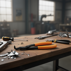 Pince à anneaux Seeger 90 à mâchoires courbées - Product Image 3