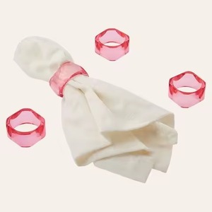 <b>Napkin</b> Rings Bronze Brown Epoxy Resin Dining Tabletop Decorations Great for <b>Parties</b> - Product Image 4