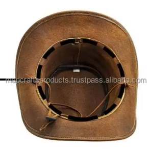 Sombrero de Vaquero Clásico de Lona con Corona de Malla Ventilada y Ala Ancha para Máxima Protección Solar - Product Image 2