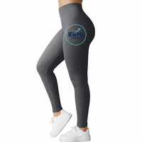 Leggings Deportivos Erni para Mujer, Tejido Sin Costuras, Cintura Alta, para Yoga, Otoño, Secado Rápido, Elásticos, Largos hasta el Tobillo, Levanta Glúteos, para Gimnasio