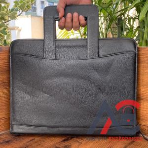 แฟ้มใส่เอกสารหนังแท้มีซิปอเนกประสงค์, สมุดโน้ตและกระเป๋าสำหรับจัดระเบียบแฟ้มสำนักงาน - Product Image 1