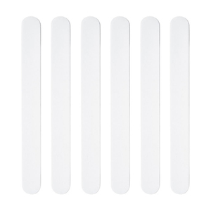 ตะไบเล็บสแตนเลสแบบตรงขนาดเล็ก ใช้ซ้ำได้ ด้ามจับกันลื่น สำหรับมืออาชีพ ใช้งานสะดวก ควบคุมการตะไบได้ดี สีขาว - Product Image 1