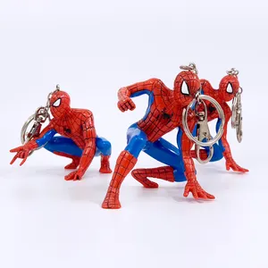 Spider-Man Action Figure Keychain Car Key Ring