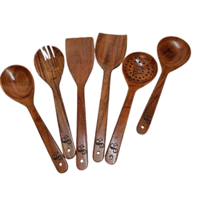 Eco-Friendly Acacia <b>Wood</b> <b>Spatula</b> Handmade Mango <b>wood</b> salad spoon server Kitchen Tableware Custom Logo Available Made in India - Product Image 4