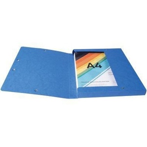 Exacompta Blue Colorspan Cardboard <b>Filing</b> Box 25x32cm with 25mm Elastic Closure for DIN A4 - Product Image 3