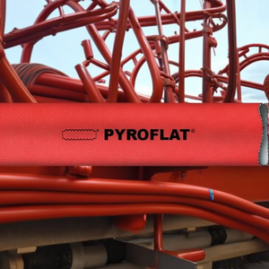 PYROFLAT Fire <b>Hose</b> L.100 65.0mm ID 68.6mm OD 100m Length Pack of 100 - Product Image 3