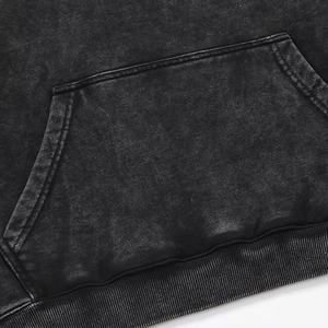 Sudadera con Capucha Unisex, Diseños Personalizados Impresos, Algodón Lavado al Ácido, Felpa Francesa, Cierre de Cremallera Holgado, Sudadera con Capucha de Alta Calidad con Pedrería - Product Image 5