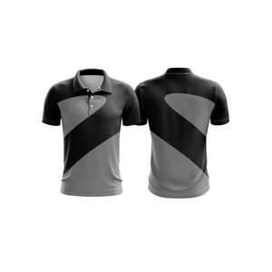 Chemises de golf OEM pour hommes, confortables, respirantes, à séchage rapide, style décontracté uni, personnalisables, surdimensionnées, en coton extensible et fibre de bambou - Product Image 2
