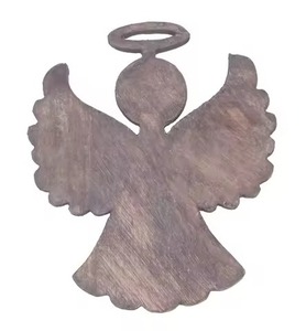 Ornements de Noël modernes en bois faits à la main de haute qualité couleurs et tailles personnalisables décorations suspendues d'arbre de Noël charme de vacances - Product Image 1