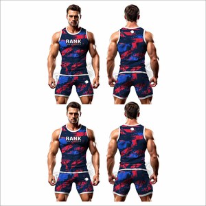 ชุดออกกำลังกายคุณภาพพรีเมียมสำหรับผู้ชาย ชุดแรชการ์ดขายดี ชุดแรชการ์ดสำหรับออกกำลังกายสำหรับผู้ชายลดราคา - Product Image 6