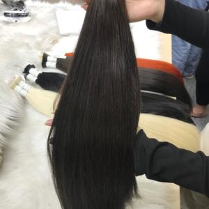 100% naturel droit vierge cheveux humains en vrac vietnamien cheveux Machine Double trame toutes les couleurs adaptées - Product Image 2