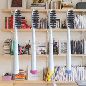 Electric <b>Toothbrush</b> <b>Head</b> for Safe Protected Use Rounded Edges Medium Bristle for Hotels Outdoor Use Replacement <b>Toothbrush</b> <b>Head</b> - Product Image 1