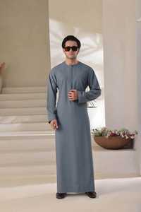 Vente chaude 2025 Thobe saoudien de luxe avec tissu respirant Style saoudien élégant Parfait pour le port quotidien et les événements formels - Product Image 5