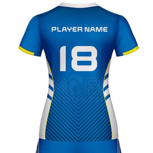 Tenues et uniformes de volley-ball sublimés 100 % polyester - Vêtements d'équipe respirants à séchage rapide avec support de conception gratuit et service OEM - Product Image 6