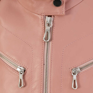 Nouvelle mode veste respirante pour femmes laine véritable cuir PU femmes grande taille vestes Style populaire fille hiver manteau veste - Product Image 5