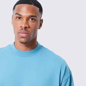 T-shirt imprimé personnalisé pour homme Léger 100% coton Épaule tombante Coupe ajustée et coupe ample Styles Col style Doff - Product Image 5