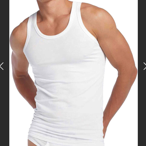 Novedades 2025 Chaleco para Hombre, Camiseta sin Mangas Lisa para Hombre, Cuello Redondo, Venta al por Mayor para 2024 - Product Image 3