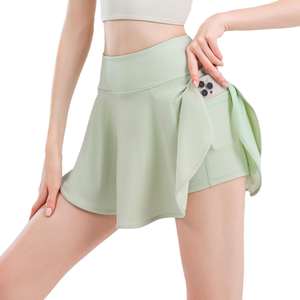 Women Basic Versatile Stretchy Pleated <b>Skirts</b> Ladies Mini Flare <b>Skater</b> <b>Skirt</b> - Product Image 2