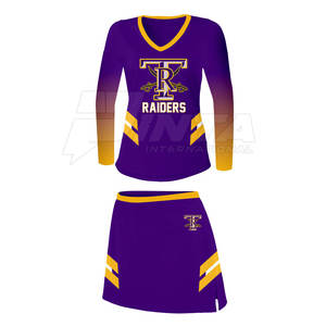 Vêtements de sport et uniformes de pom-pom girl dernier modèle vente en gros d'uniformes de pom-pom girl - Product Image 3