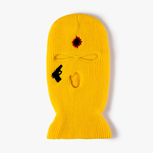 Full Face Cover Skimask Balaclava Ski Maskss Personalized Designer Custom Embroidery logo Hole - Product Image 4