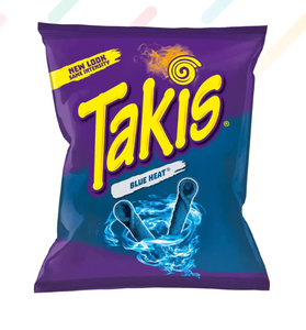 Tortilla roulée croustillante à la chaleur Takis Fuego / Blue Chips Piment fort 9.9oz. - Product Image 3