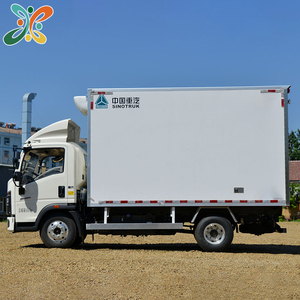 Camions frigorifiques d'<span class=keywords><strong>occasion</strong></span> Sinotruk Howo 4x2 23m³ personnalisables avec conduite à droite, unités de réfrigération, <span class=keywords><strong>prix</strong></span> de vente pour le transport alimentaire - Product Image 3