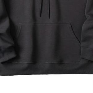 Sudadera con capucha de calidad superior para hombre para invierno, ropa de gran tamaño con patrón sólido personalizado con diseño de logotipo frontal - Product Image 5
