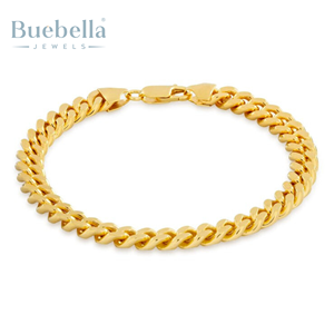 Hot Sale 3mm Miami Cuban Link <b>Bracelet</b> for <b>Men</b> 925 <b>Sterling</b> <b>Silver</b> 18K Gold Plating High Quality Moissanite <b>Bracelets</b> Bangles - Product Image 2