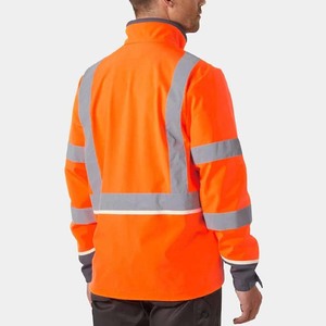 Winter Waterproof ANSI Class 1 LED Flash <b>Worker</b> Security Clothing Coat Mechanical Men Hi Vis Custom Reflective Safety - Product Image 2
