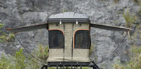 Fabriqué en Chine, tente de toit rigide en ABS pour 2 personnes avec ressort à gaz Stabilus, tente de camping fabriquée en usine