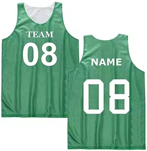 Débardeur de basket-ball pour homme Maillot réversible à séchage rapide Tops respirants décontractés avec techniques lavées - Product Image 4
